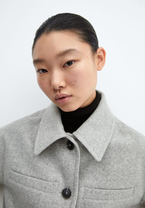 MANGO - Jacket Liam - Medium Gray