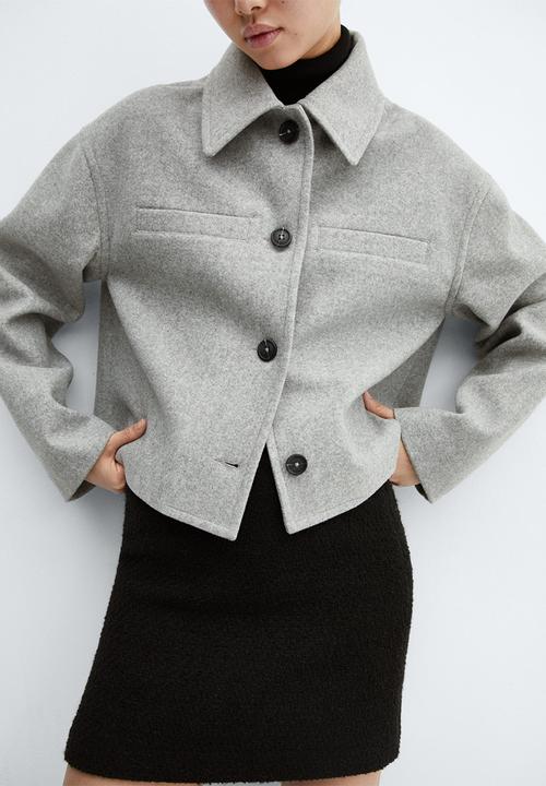 MANGO - Jacket Liam - Medium Gray