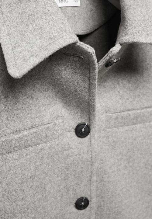 MANGO - Jacket Liam - Medium Gray
