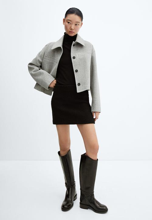 MANGO - Jacket Liam - Medium Gray