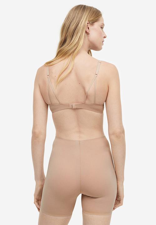 H&M - Microfibre super push-up bra - beige