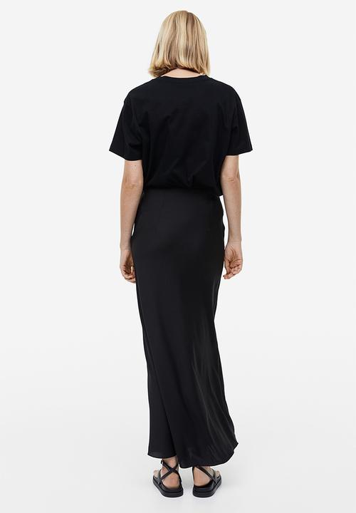 H&M - Column skirt - black