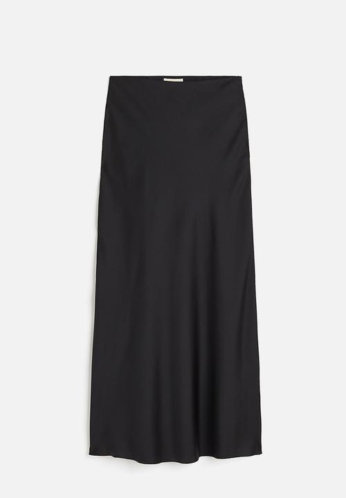 H&M - Column skirt - black