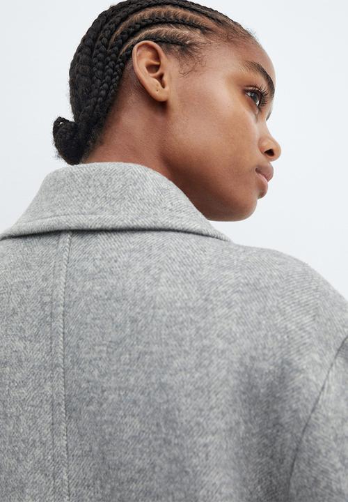 MANGO - Coat Gauguin - Gray
