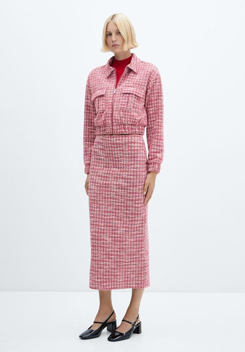 MANGO - Jacket Clara - Pink