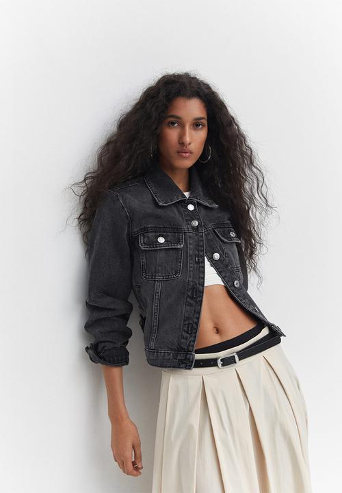 MANGO - Jacket Cleo - Open Gray