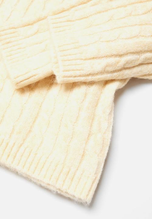 MANGO - Sweater Jaime - Light Pastel Yellow