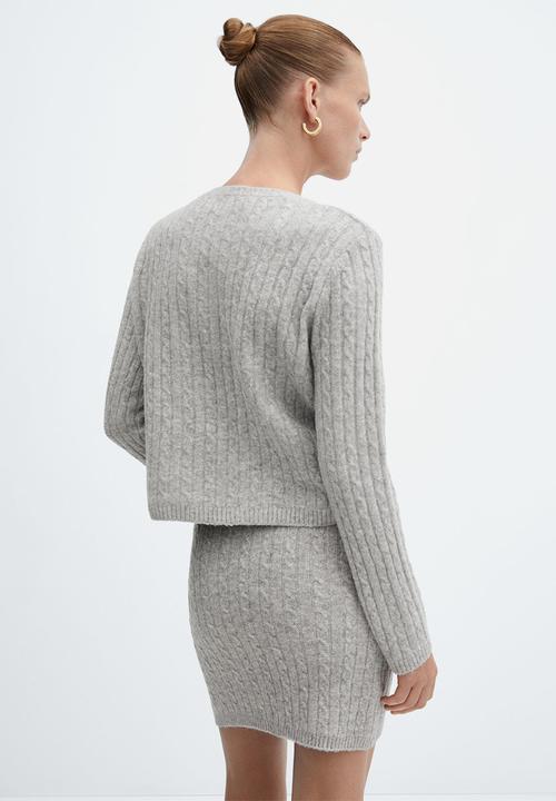 MANGO - Sweater Jaime - Light Pastel Grey
