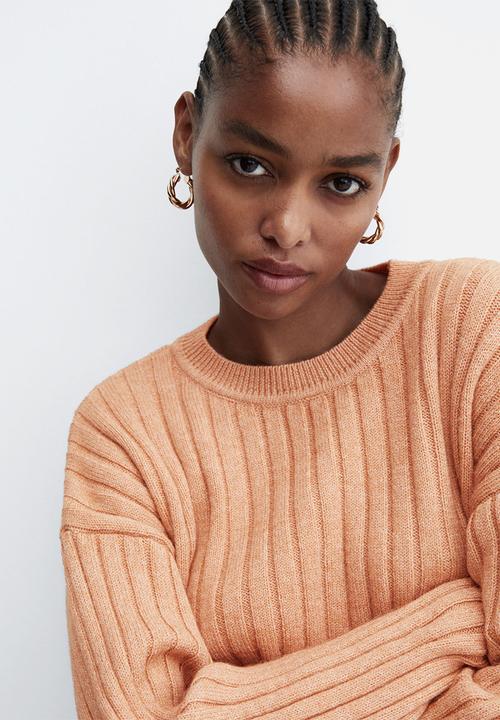 MANGO - Sweater Phill - Light Pastel Orange