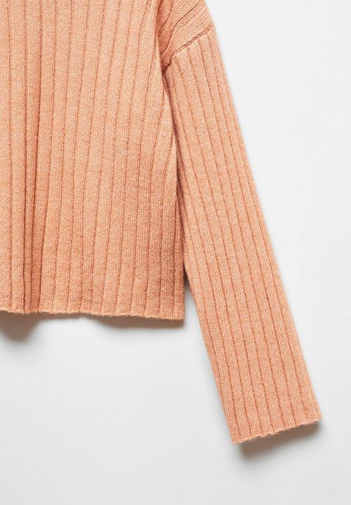 MANGO - Sweater Phill - Light Pastel Orange