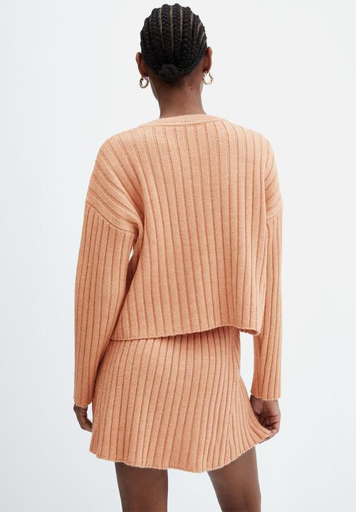 MANGO - Sweater Phill - Light Pastel Orange