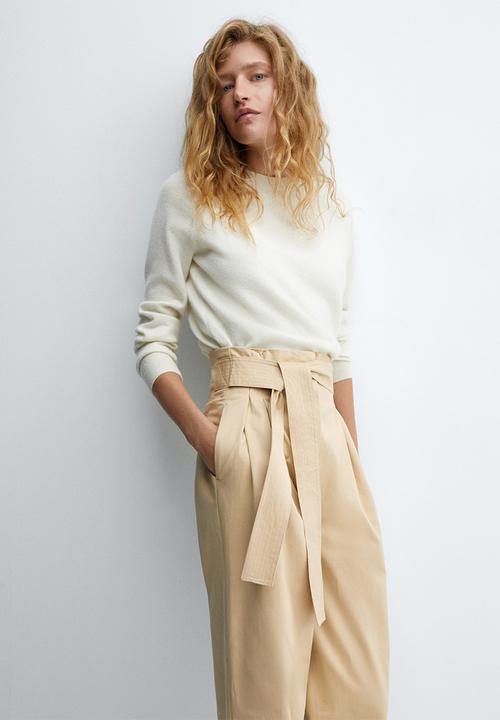 MANGO - Trousers jhonny - light beige