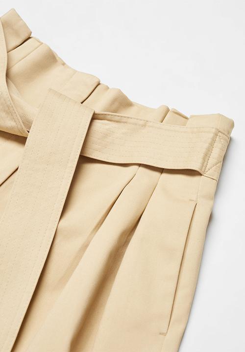 MANGO - Trousers jhonny - light beige