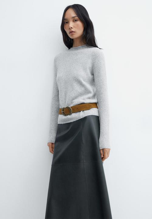 MANGO - Sweater seeds - light pastel grey