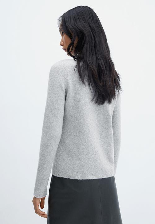 MANGO - Sweater seeds - light pastel grey