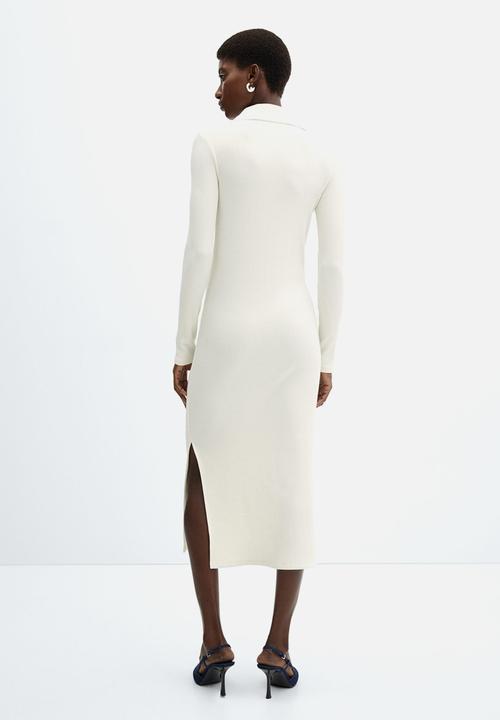 MANGO - Dress Indira - Light Beige