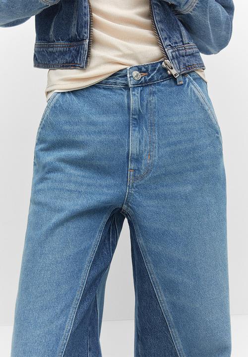 MANGO - Jeans laura - open blue