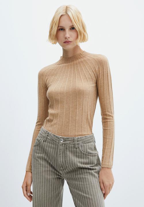 MANGO - Sweater flurry - medium brown