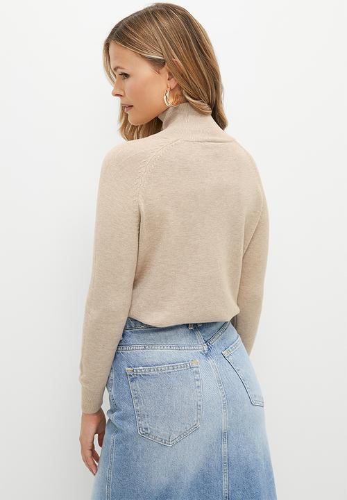 dailyfriday - Poloneck - light brown