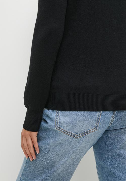 dailyfriday - Poloneck - black
