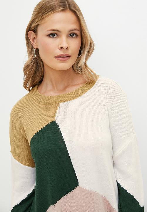 dailyfriday - Colourblock jumper - multi