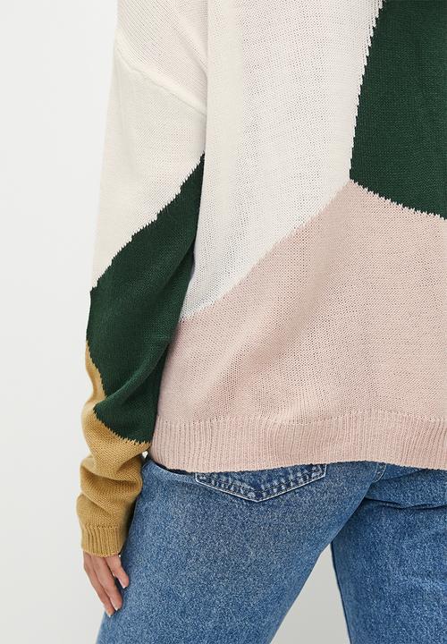 dailyfriday - Colourblock jumper - multi