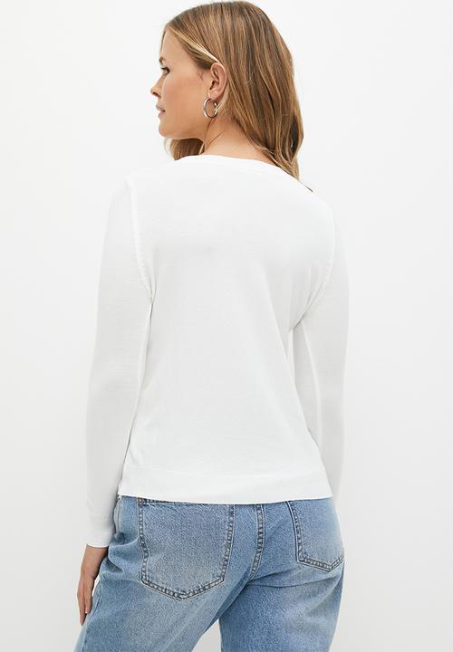 dailyfriday - Crew neck pullover - off white