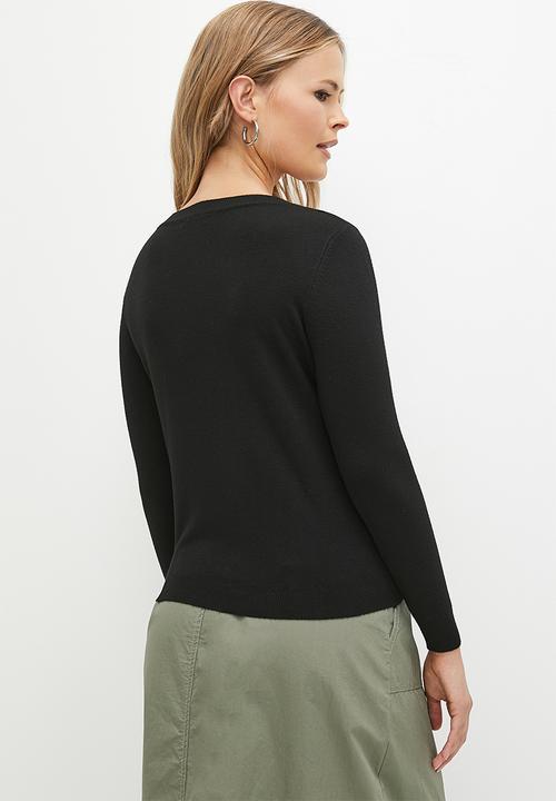 dailyfriday - Crew neck pullover - black