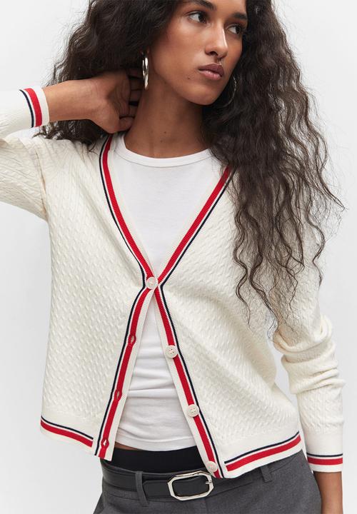 MANGO - Cardigan fantasy - light beige