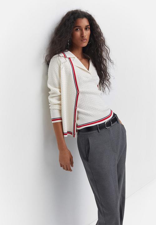 MANGO - Cardigan fantasy - light beige