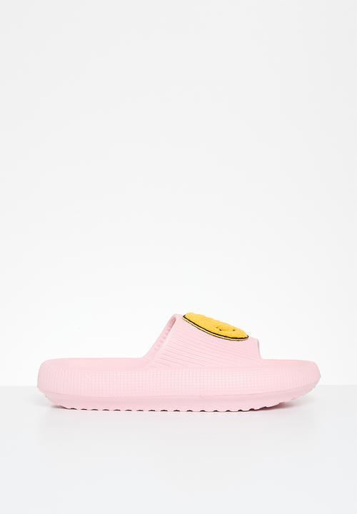 Pop Candy - Smiley face slides - pink