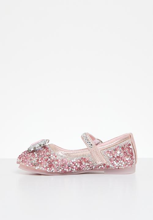 Pop Candy - Bedazzled flat pumps - pink