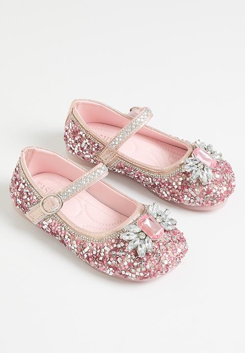 Pop Candy - Bedazzled flat pumps - pink