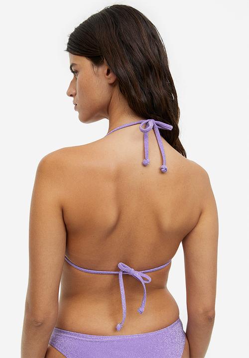 H&M - Padded bikini top - purple