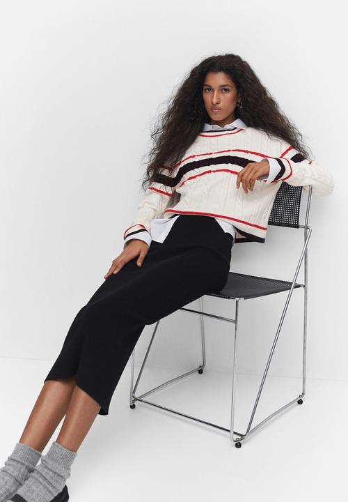 MANGO - Sweater universe - light beige