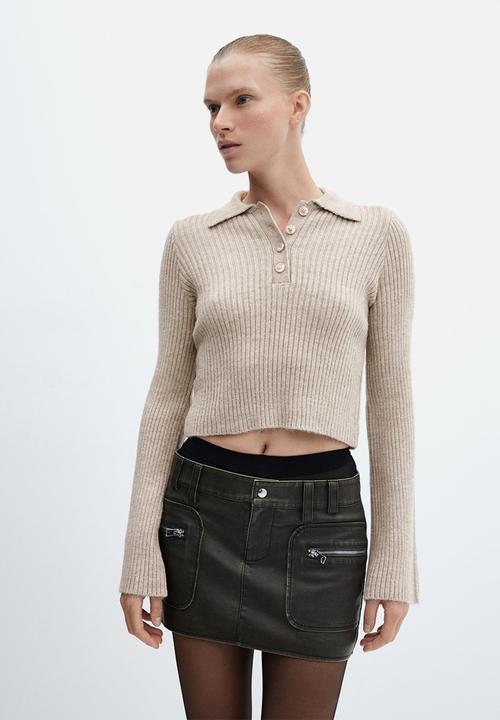 MANGO - Sweater hannah - light pastel beige