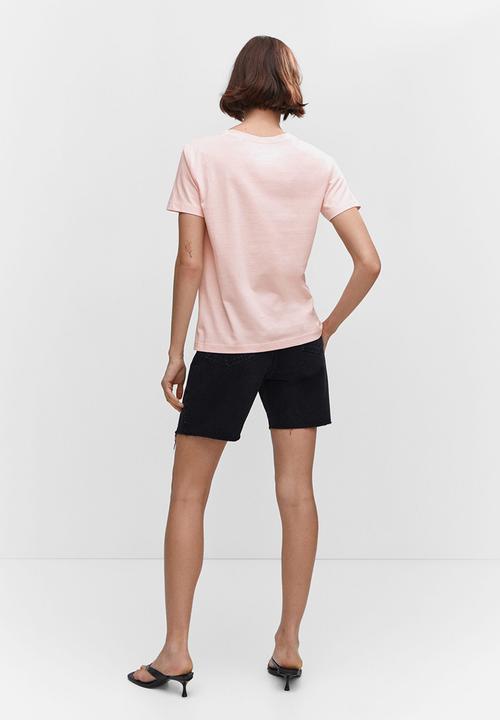 MANGO - T-Shirt chalaca - light/pastel pink
