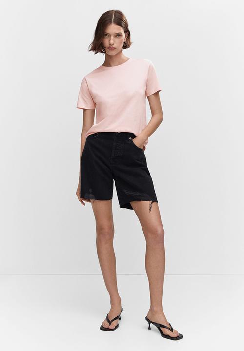 MANGO - T-Shirt chalaca - light/pastel pink