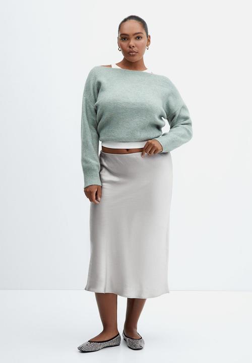 MANGO - Plus skirt mia - gray