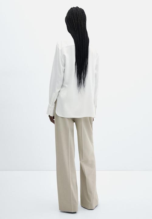 MANGO - Shirt galin - neutral
