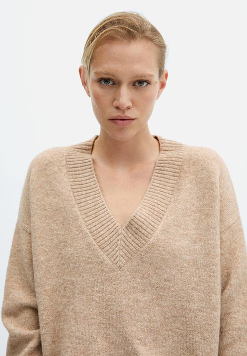 MANGO - Sweater taldorav - beige