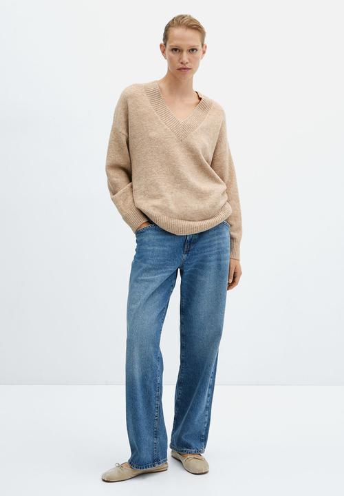 MANGO - Sweater taldorav - beige