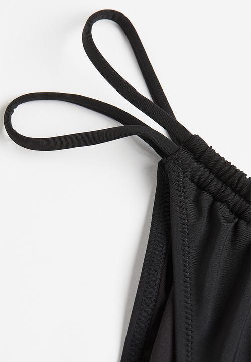 H&M - Tanga bikini bottoms - black