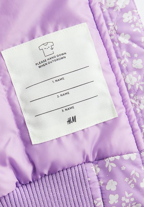H&M - Bomber jacket - purple