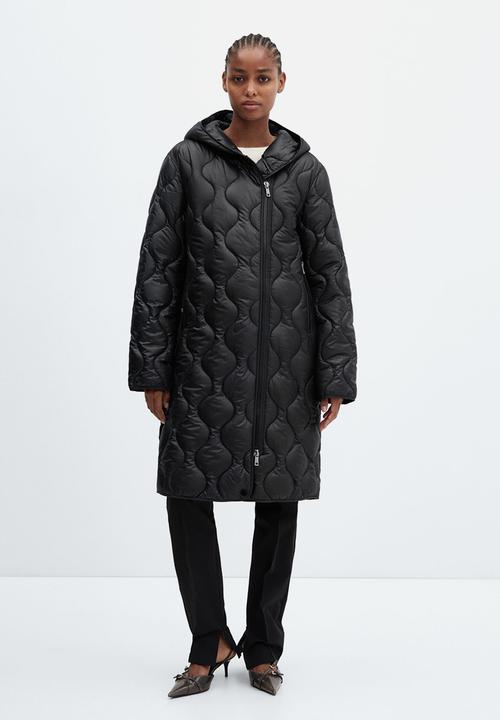 MANGO - Anorak gamba - black