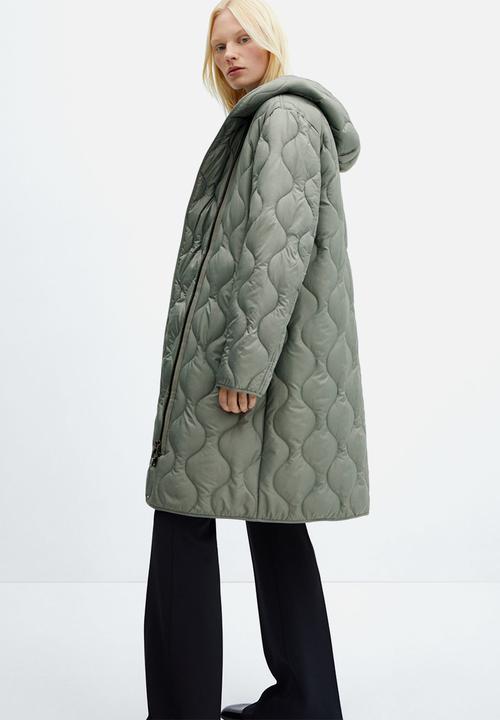 MANGO - Anorak gamba - medium blue