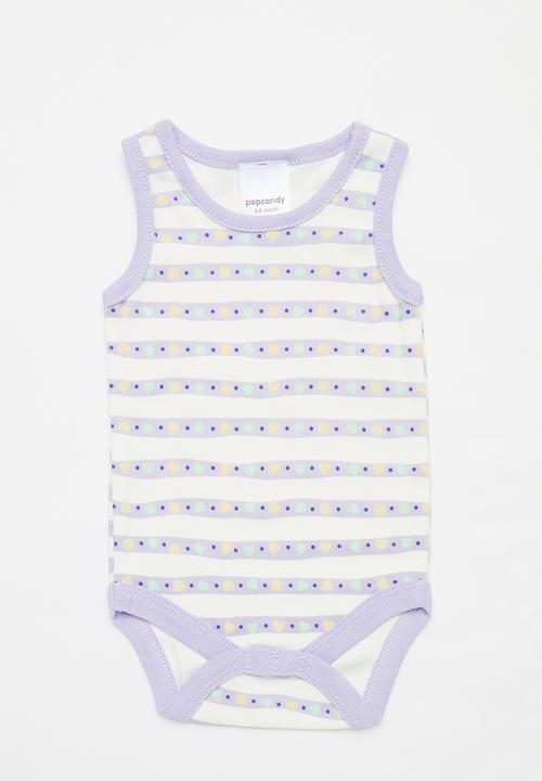 Pop Candy - 3 Pack sleeveless bodyvestst - multi