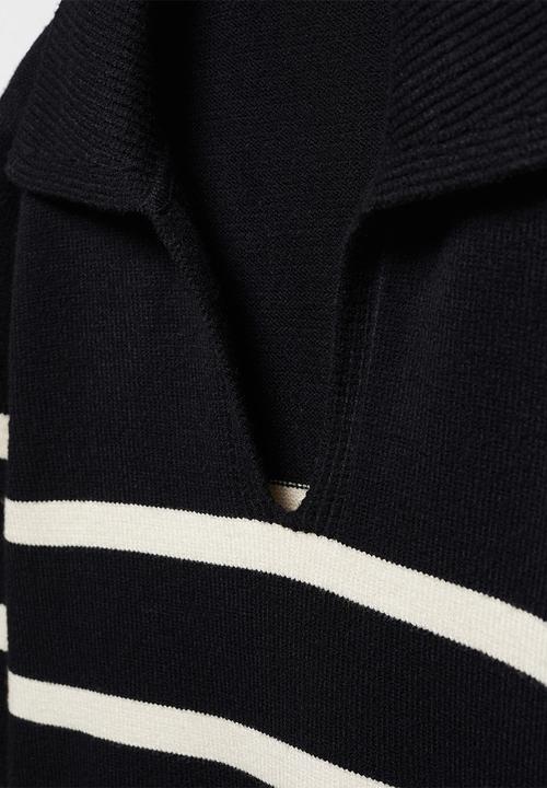 MANGO - Sweater velero - black