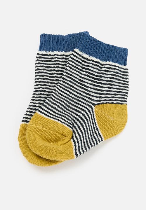 Pop Candy - Striped ankle socks - multi