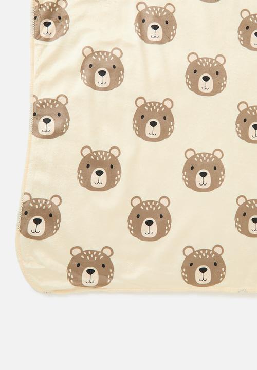 Pop Candy - Baby printed blanket - off white